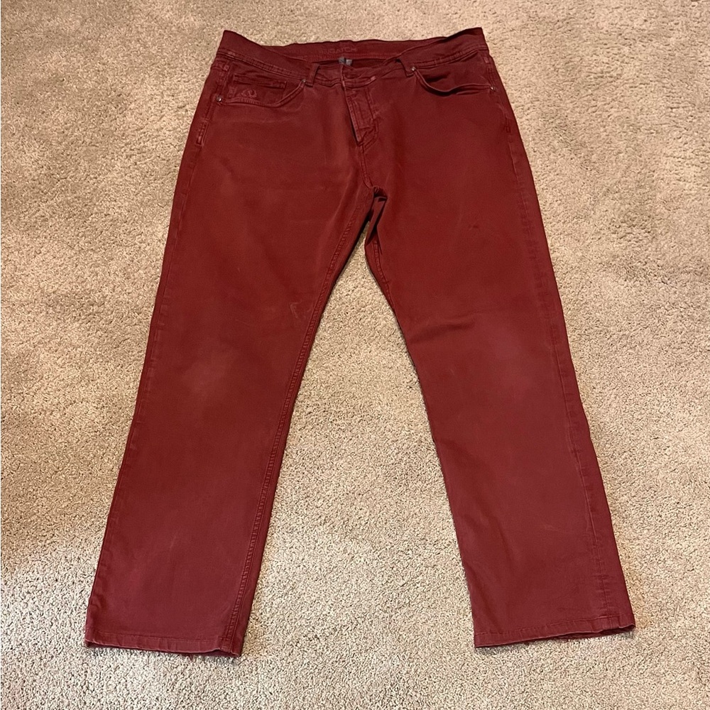 Men's Bugatchi burgundy Jeans